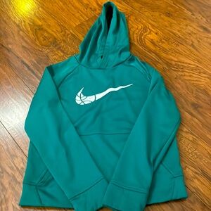 Boys green Nike hoodie size 10(medium)